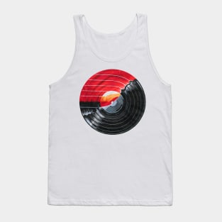 Vinyl LP Music Record Turntable Tank Top